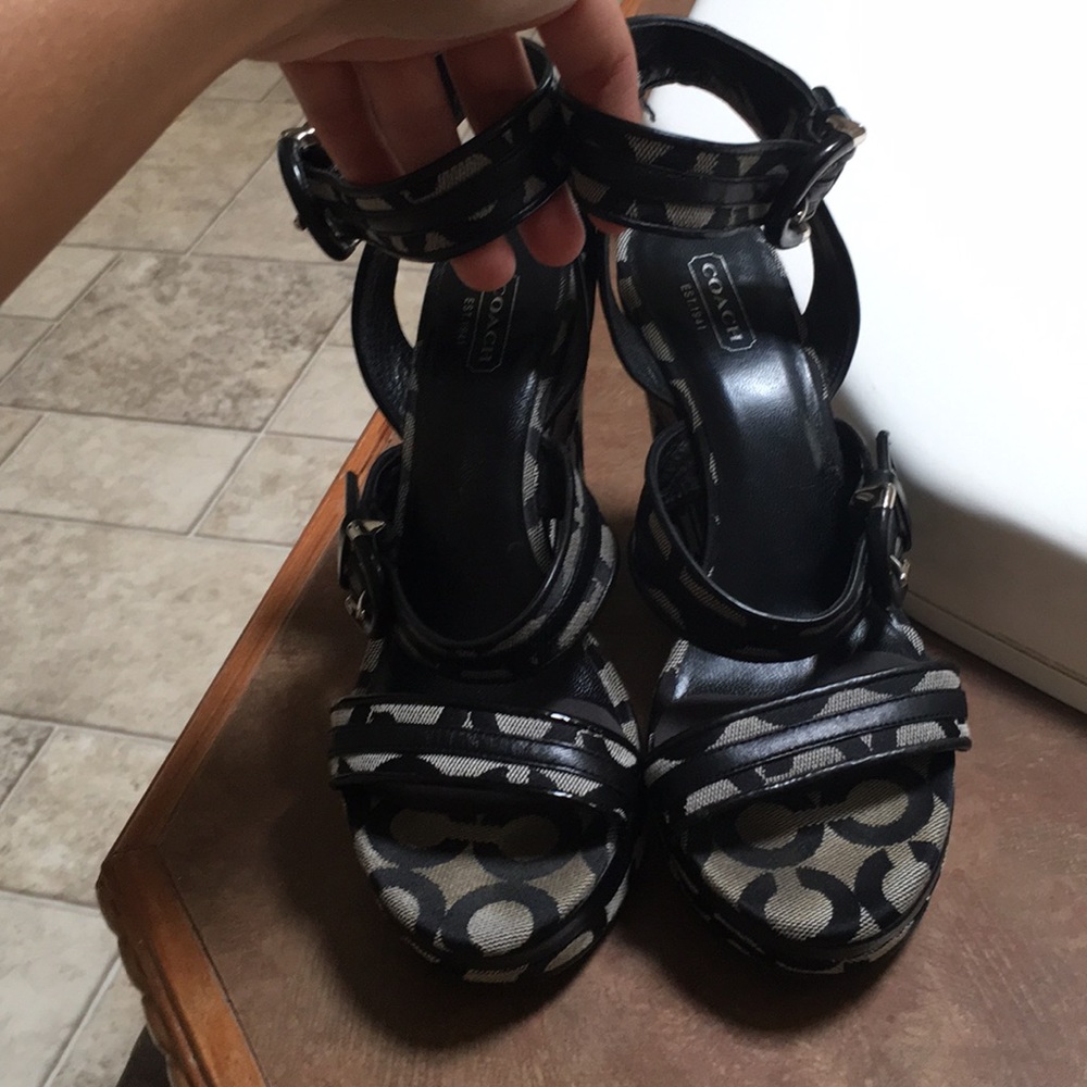 Coach wedges